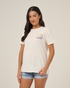 T-SHIRT SALTY CREW BIG WAVE COVER UP POUR FEMME - OFF WHITE
