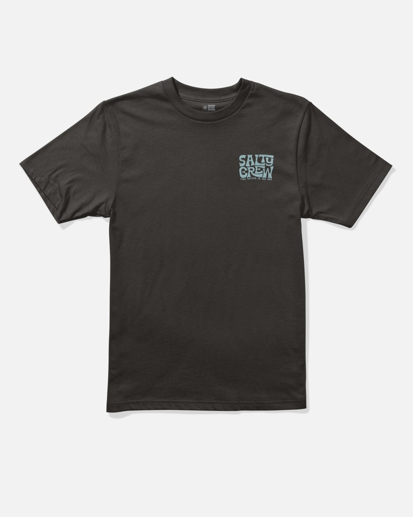 T-SHIRT SALTY CREW CAST LIFE CLASSIC SS - CHARCOAL