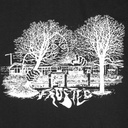 T-SHIRT FROSTED HOUSE GRAPHIC - NOIR