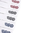 BAS FROSTED LOGO MID SOCKS 
