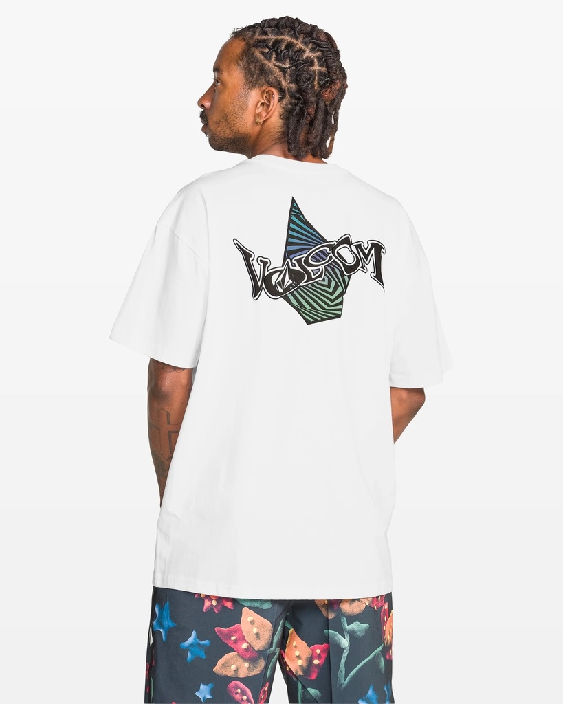 T-SHIRT VOLCOM FA DANIEL SHEPARD WALLEYE  - BLANC (copie)