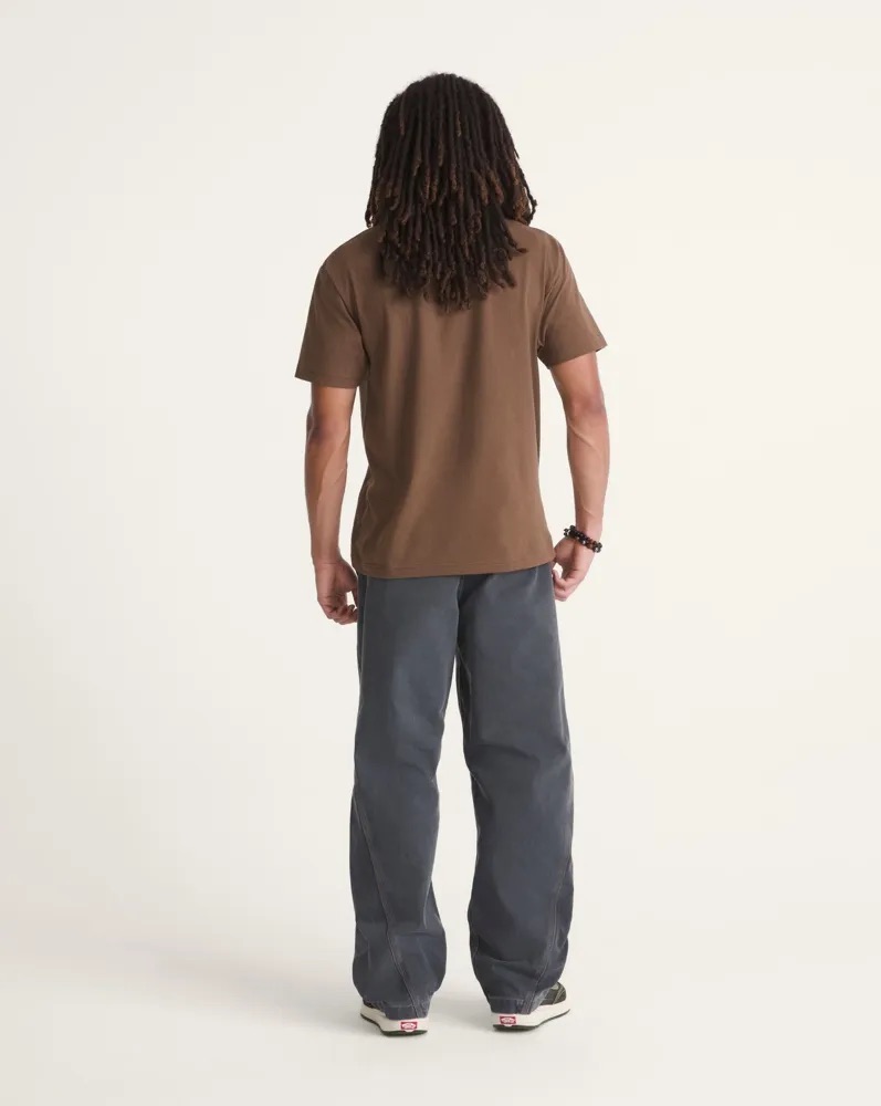 PANTALON VANS AUTHENTIC CHINO LOOSE SIDE PANEL - CHARCOAL GREY
