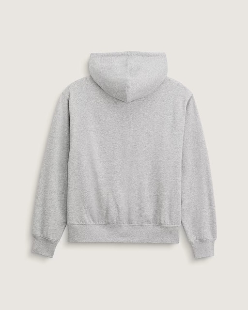 COTON OUATÉ VANS STRETCH LOGO FULL ZIP - CEMENT HEATHER