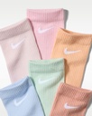 BAS NIKE EVERYDAY ELEVATED 6PK - BLANC  (copie)