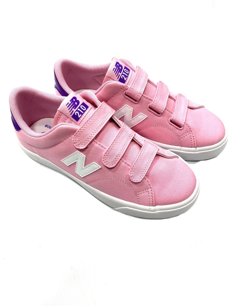 SOULIER NEW BALANCE AC KIDS 210 VELCRO - ROSE