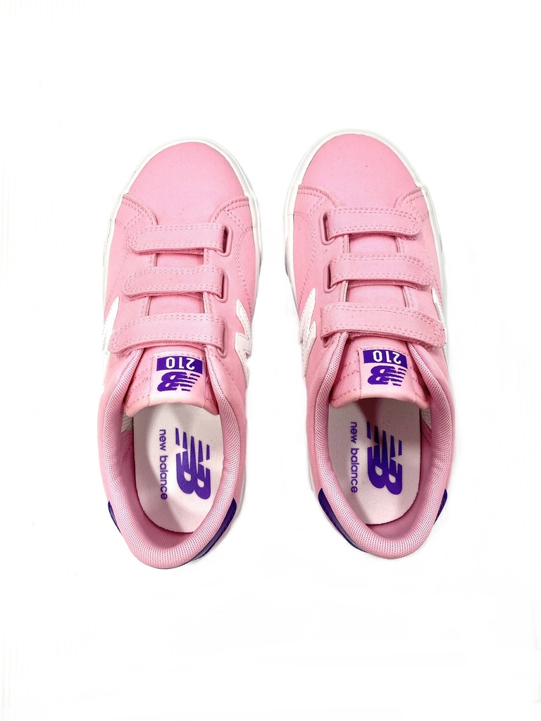 SOULIER NEW BALANCE AC KIDS 210 VELCRO - ROSE