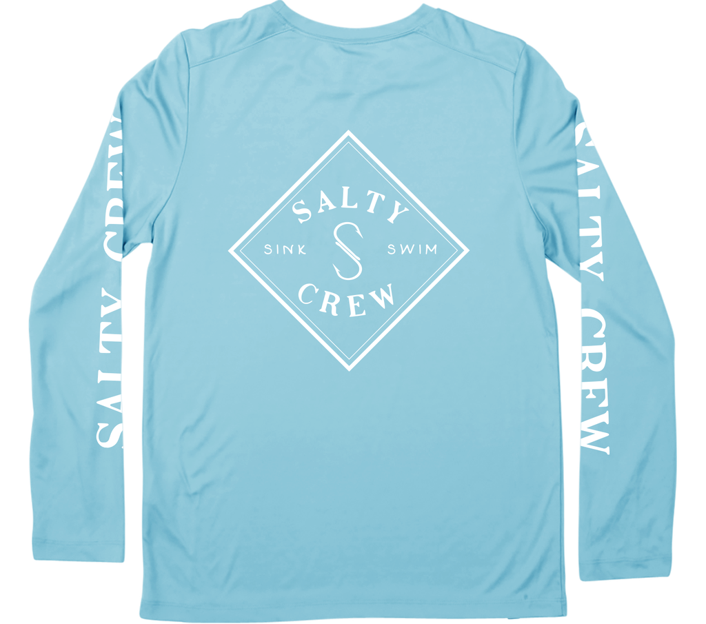 LONG SLEEVE SALTY CREW JUNIOR TIPPET SUNSHIRT