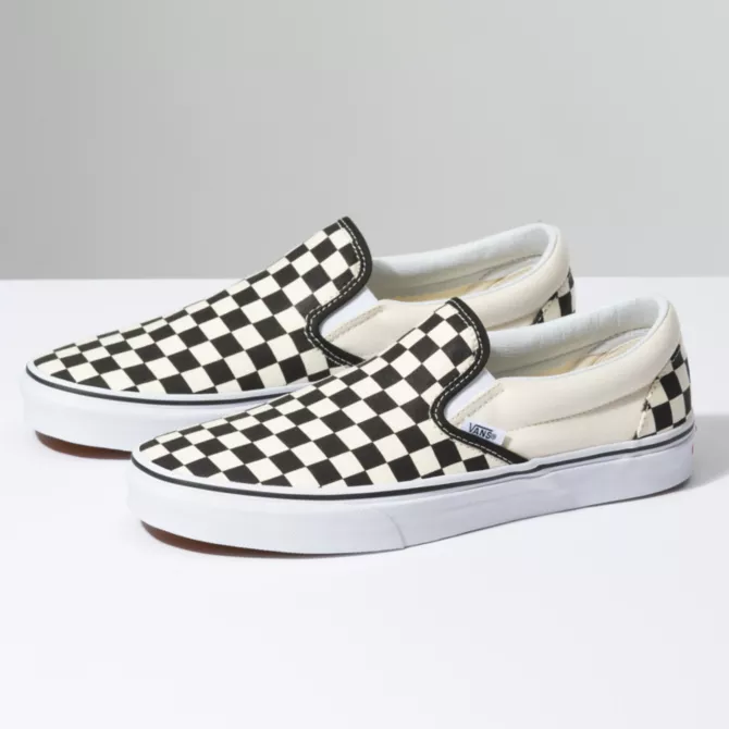 Soulier Vans Classic Slip-On NOIR/BLANC CHECKERBOARD
