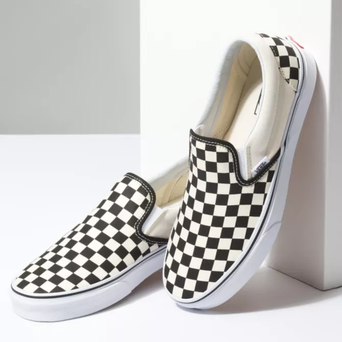 Soulier Vans Classic Slip-On NOIR/BLANC CHECKERBOARD