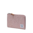 PORTEFEUILLE HERSCHEL JACK LARGE - ASH ROSE CROSSHATCH