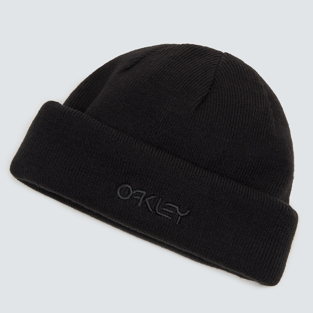 TUQUE OAKLEY B1B LOGO BEANIE - BLACKOUT