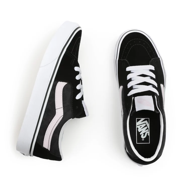 SOULIER VANS SK8-LOW - ORCHID ICE/LEOPARD