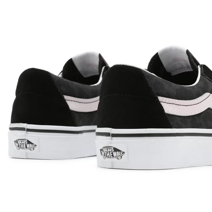 SOULIER VANS SK8-LOW - ORCHID ICE/LEOPARD