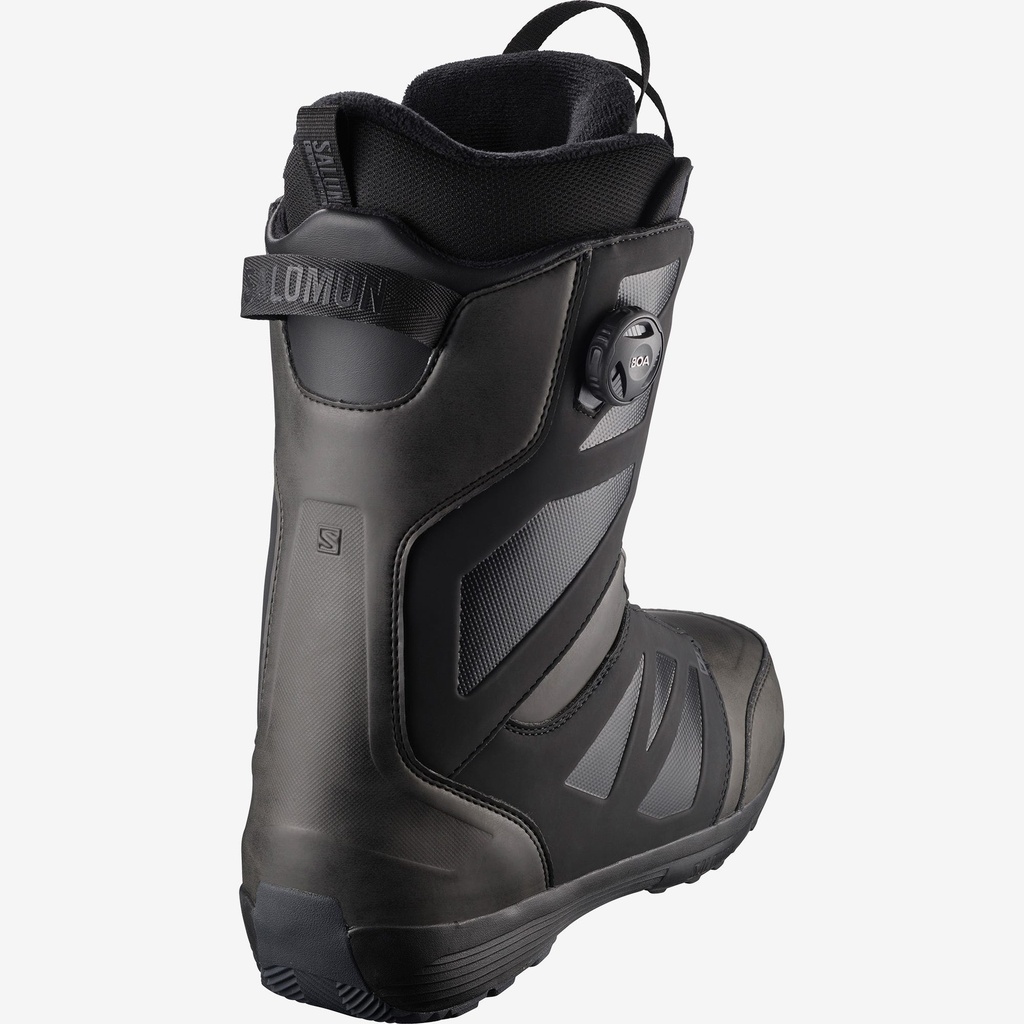 BOTTES SALOMON LAUNCH BOA SJ - NOIR/NOIR/BLANC