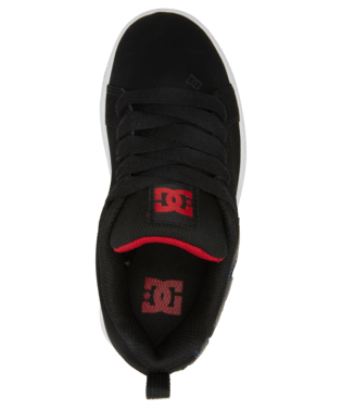 SOULIER DC JUNIOR COURT GRAFFIK - NOIR/BLEU/ROUGE
