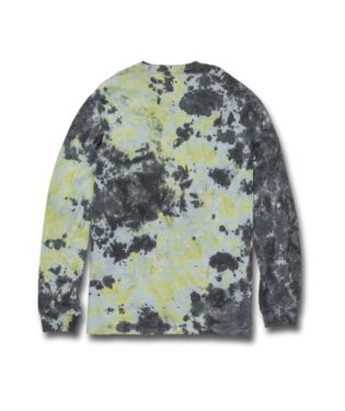 LONG SLEEVE T-SHIRT VOLCOM ICONIC DYE - LIME TIE DYE