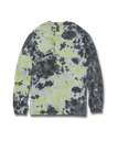 LONG SLEEVE T-SHIRT VOLCOM ICONIC DYE - LIME TIE DYE