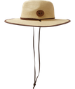 CHAPEAU RVCA STRAW HAT - LIGHT BROWN