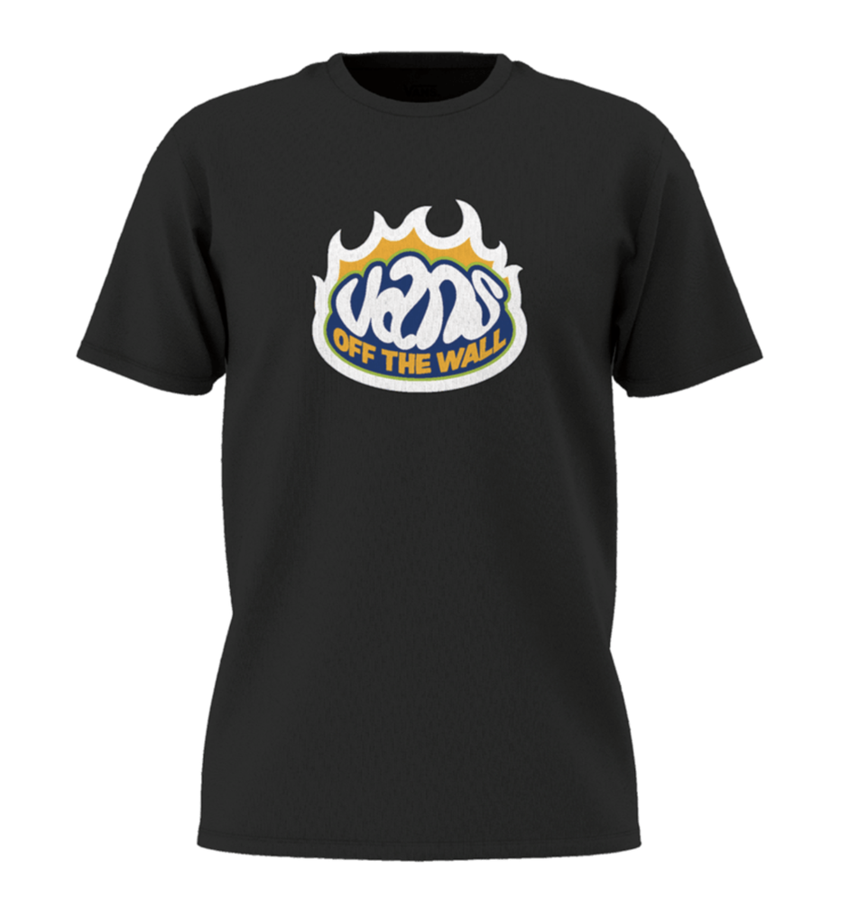 T-SHIRT VANS JUNIOR SLAP SHORT SLEEVE TEE - NOIR