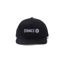 STANCE ICON SNAPBACK HAT - BLACK