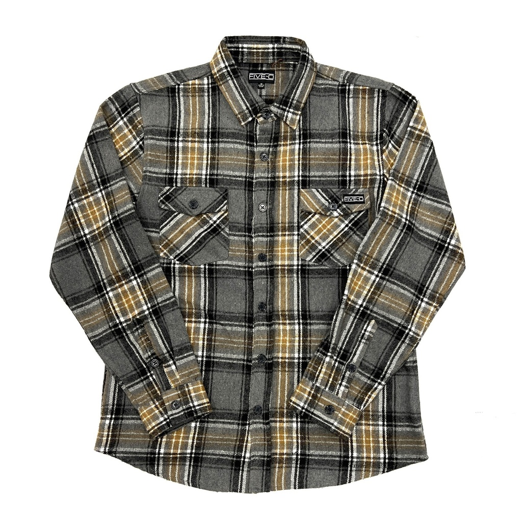 Chemise 5-0 Flannel Jacket Heavy - Charcoal