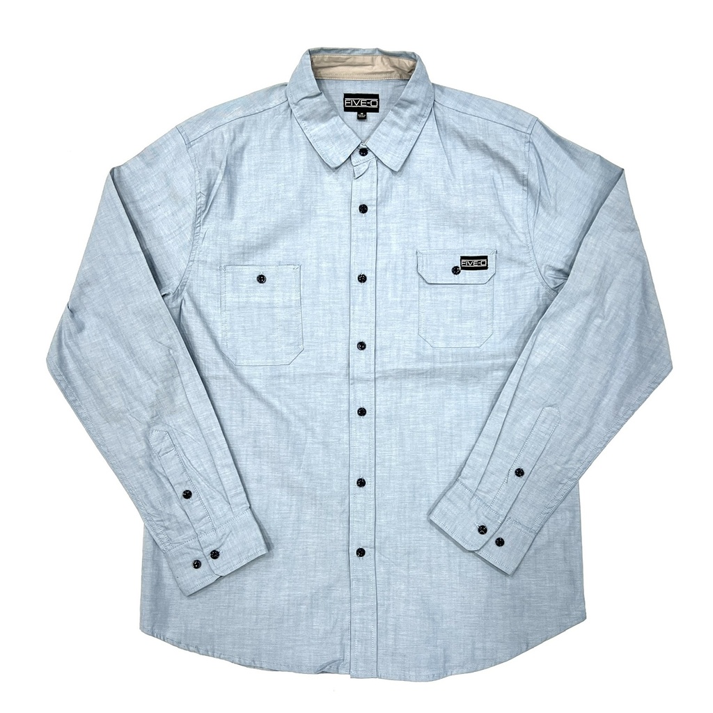 Chemise 5-0 Breakwater - Chambray Bleu
