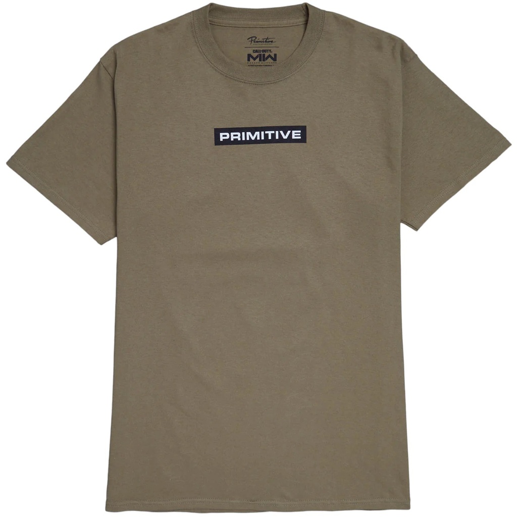 PRIMITIVE ALPHA SHORT SLEEVE TEE - SAFARI GREEN