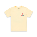 VANS KIDS SUNFLOWER ANIMAL BOX CREW SUNFLORAL TEE - OCHRE