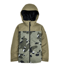 BURTON BOYS LODGEPOLE 2L JACKET - FOREST MOSS COOKIE CAMO