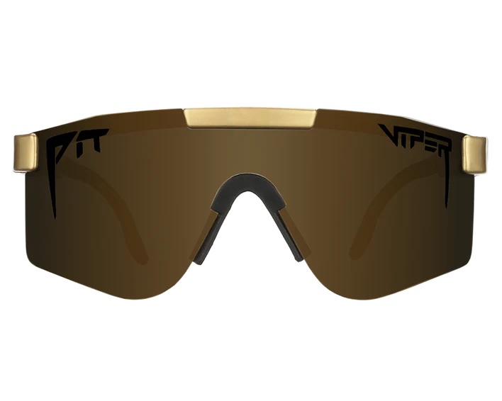 PIT VIPER SUNGLASSES THE DOUBLE WIDES / THE GOLD STANDARD POLARIZED