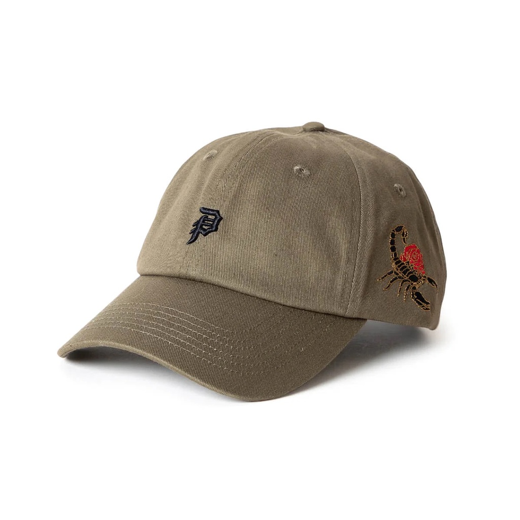 PRIMITIVE SCORPIO STRAPBACK HAT - OLIVE