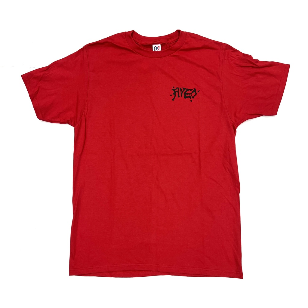 T-Shirt 5-0 Psychadelic - Rouge