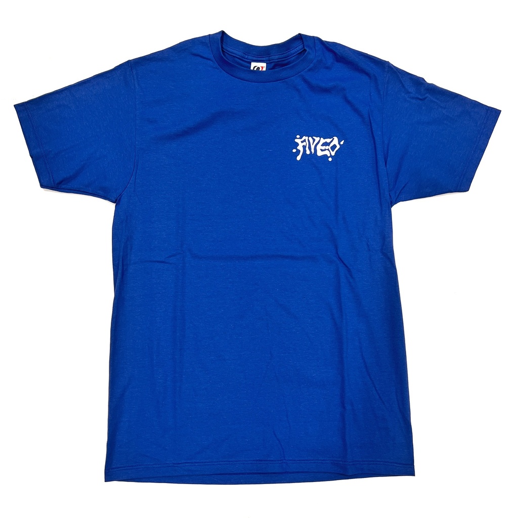 T-Shirt 5-0 Psychadelic - Bleu