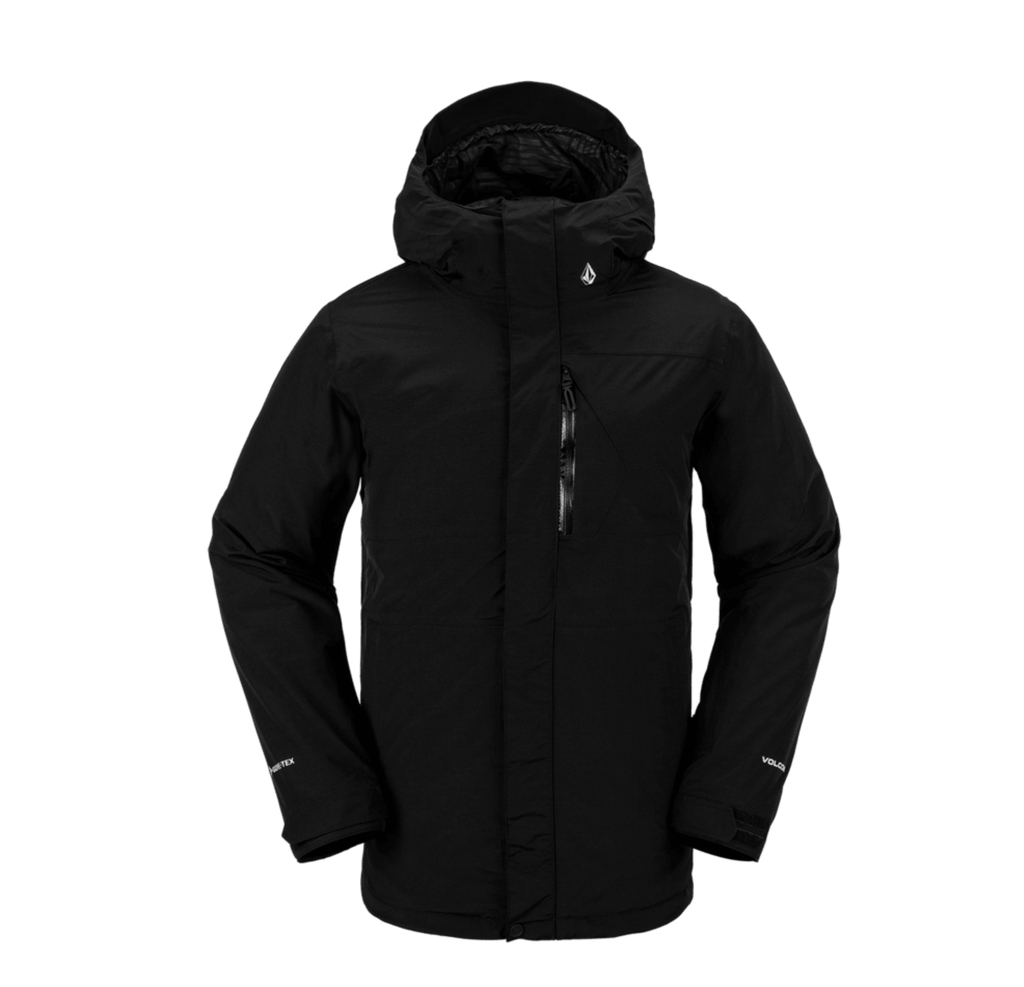 VOLCOM L GORE-TEX SNOW SHELL JACKET - BLACK