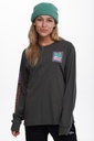 NOTICE THE RECKLESS SUNSET PEAK LONG SLEEVE - CHARCOAL