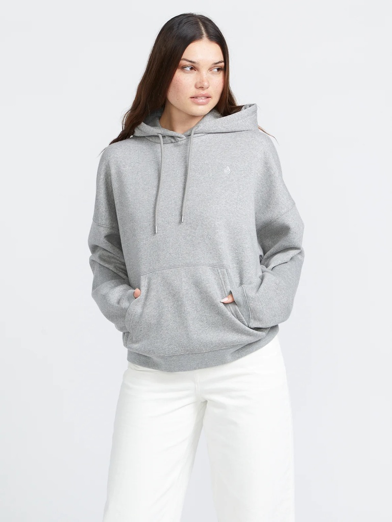 COTON OUATÉ VOLCOM STONE HEART II HOODIE - HEATHER GRAY