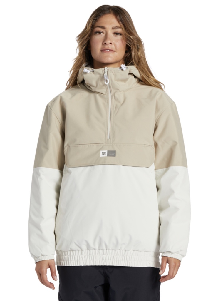 DC WOMEN'S NEXUS REV ANORAK - PLAZA TAUPE