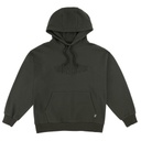 SOUVENIR EMBOSSED PULL OVER HOODIE - DARK MOSS