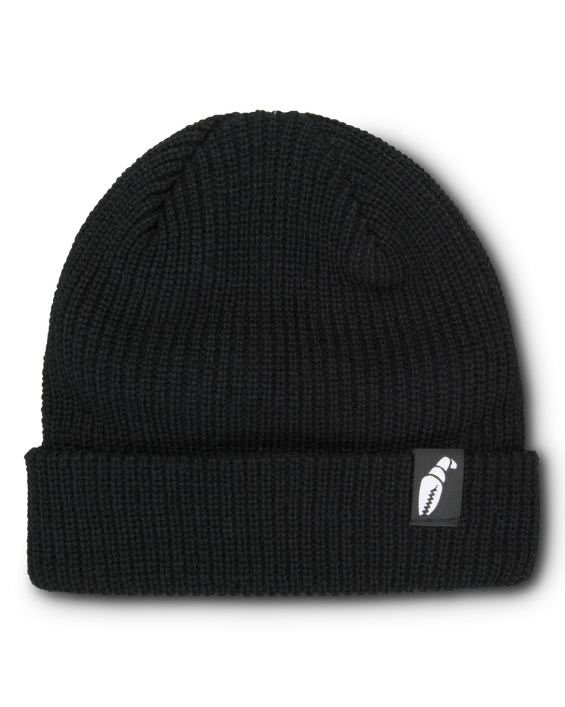 CRAB GRAB CLAW LABEL BEANIE - BLACK
