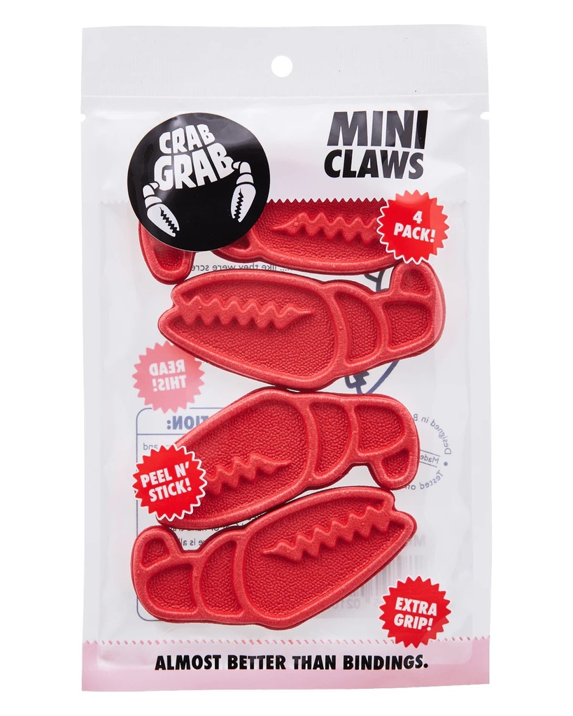 ANTIDÉRAPANT CRAB GRAB MINI CLAWS - ROUGE