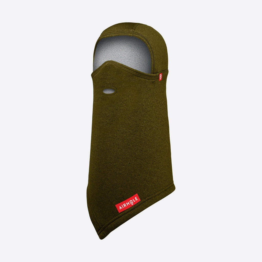AIRHOLE BALACLAVA HINGE/POLAR - OLIVE OIL