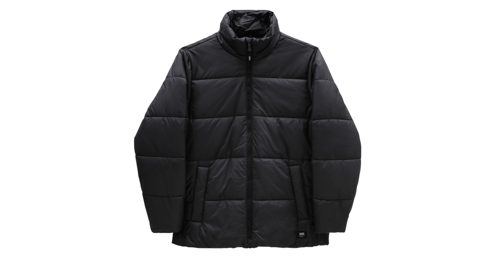 VANS NO HOOD NORRIS MTE-1 PUFFER JACKET - BLACK