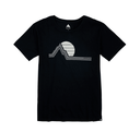 BURTON WOMEN'S CLASSIC RETRO SHORT SLEEVE TEE - TRUE BLACK