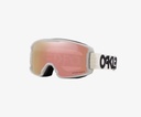 GOGGLE OAKLEY LINE MINER S (YOUTH)Matte B1B Cool Grey W/ Prizm Rose Gold Iridium Lenses