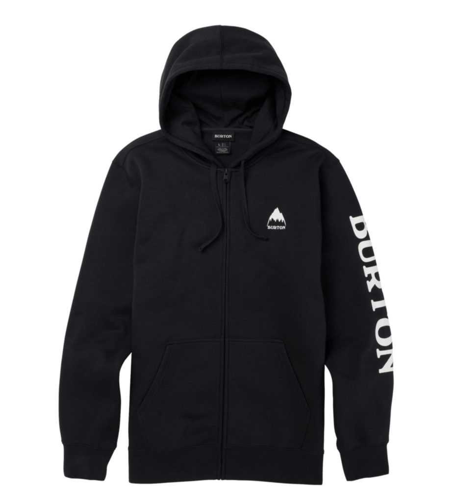 BURTON ELITE FULL-ZIP HOODIE - TRUE BLACK