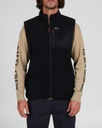 SALTY CREW EBBTIDE POLAR FLEECE VEST - BLACK