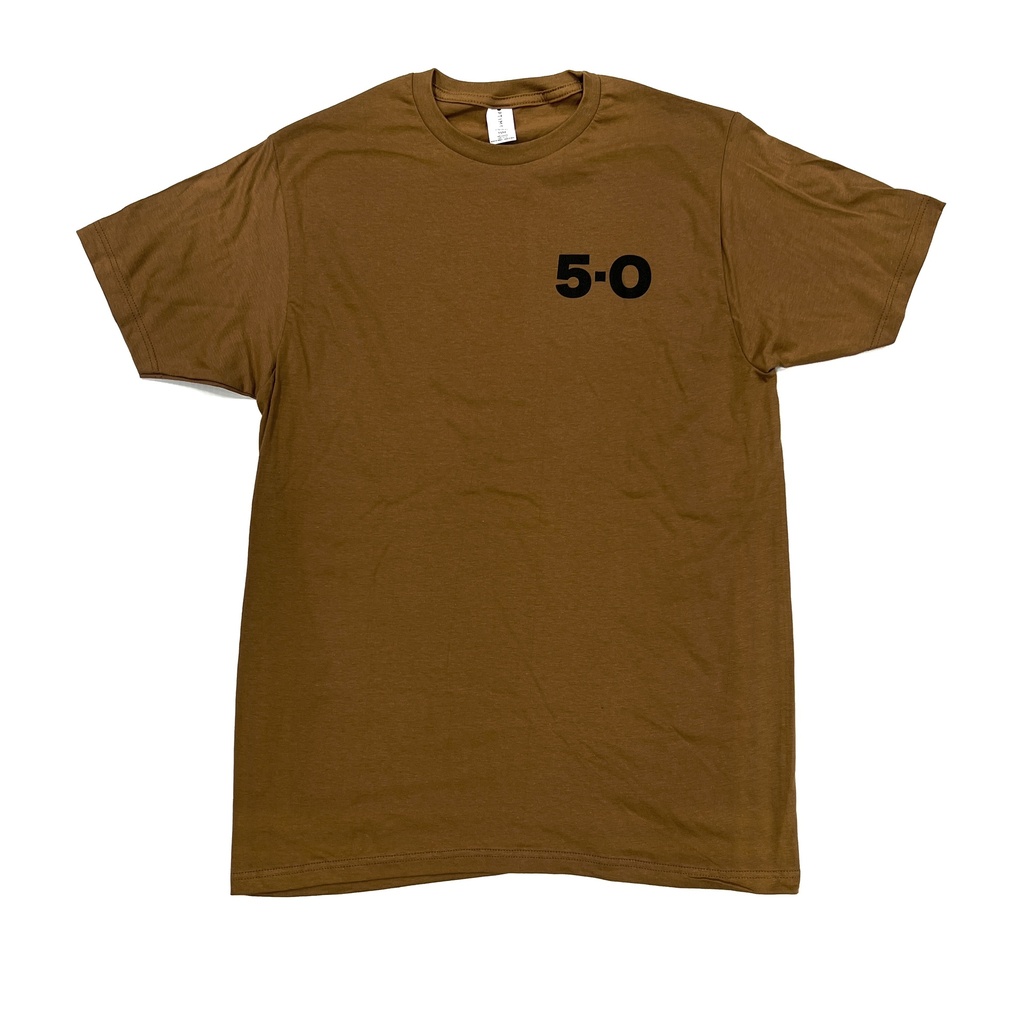 T-Shirt 5-0 Panache - Brown Sugar