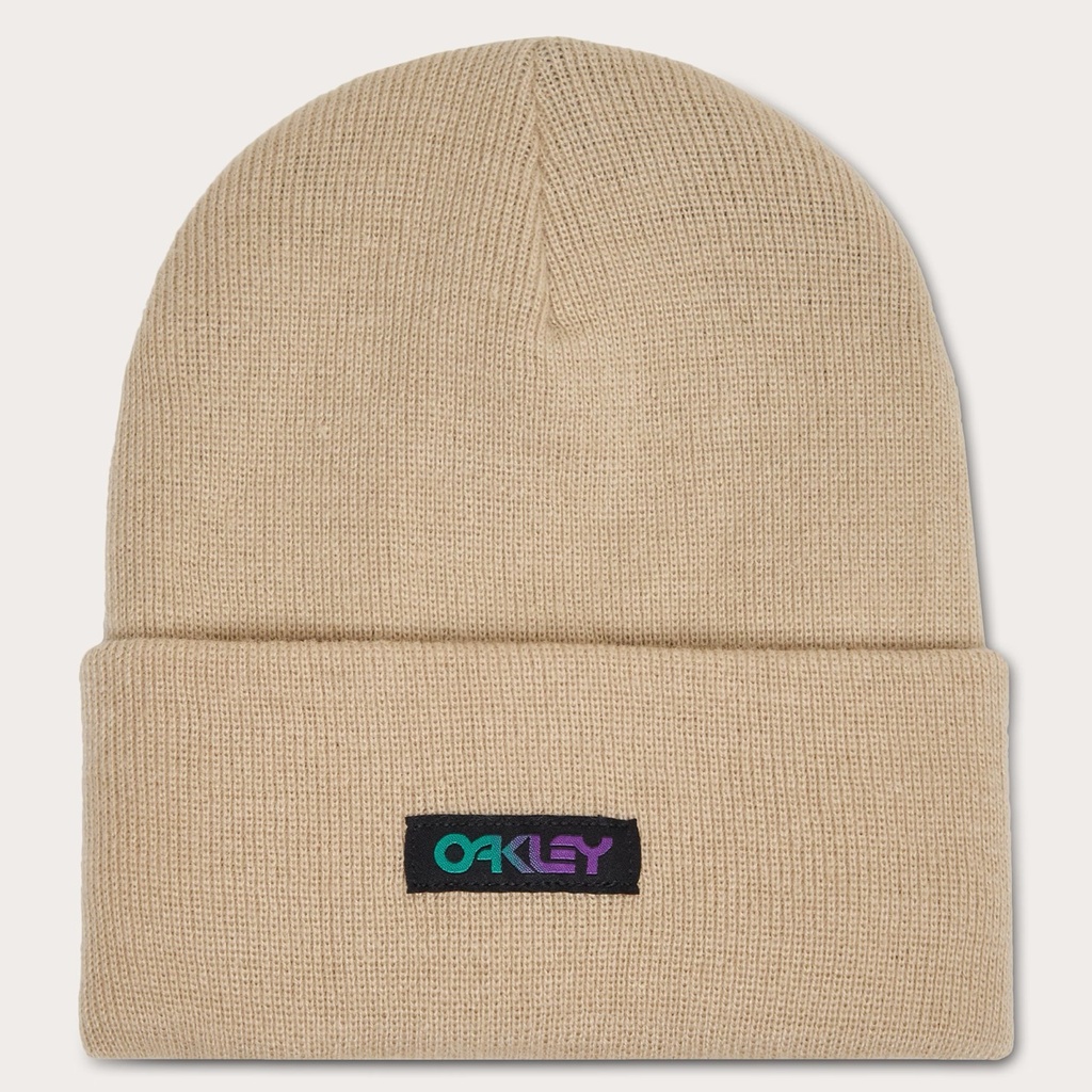 OAKLEY B1B GRADIENT PATCH BEANIE - HUMUS