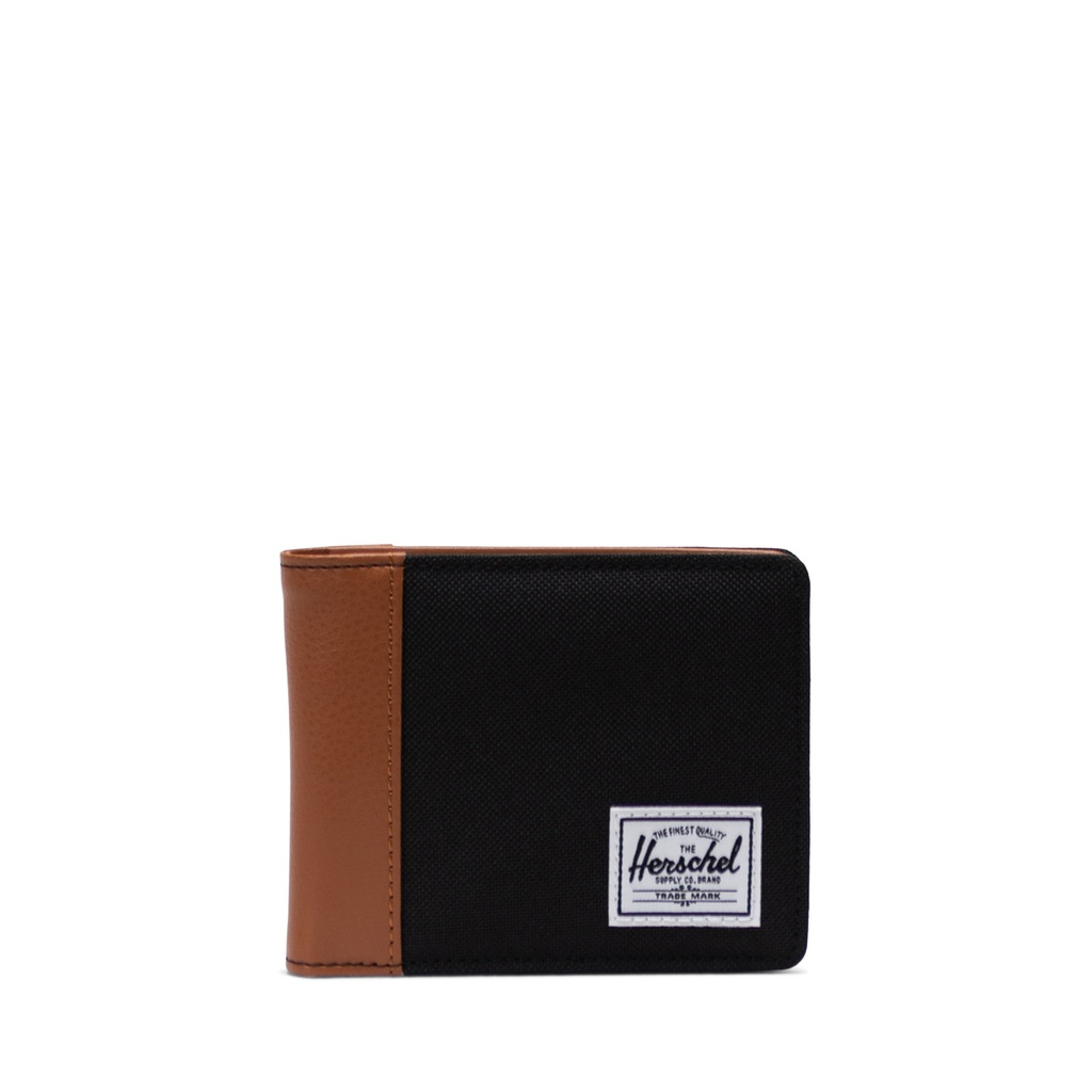 PORTEFEUILLE HERSCHEL HANK WALLET - NOIR/TAN