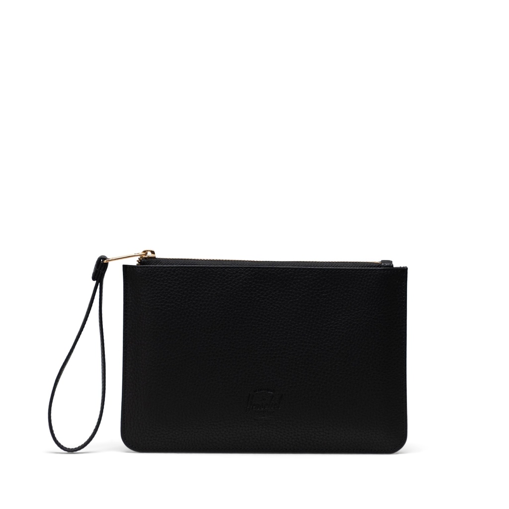 SAC HERSCHEL EDESSA POUCH VEGAN LEATHER - NOIR